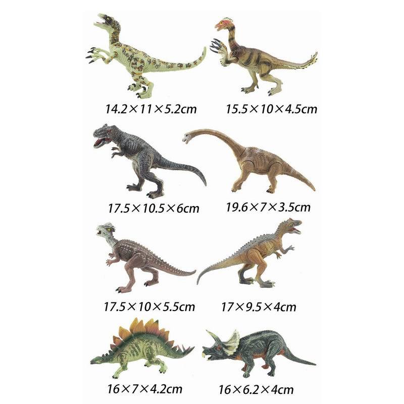 New Plastic Dinosaur Model Toys with Movable Parts