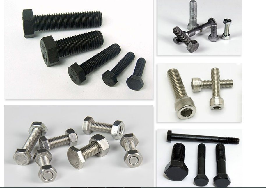 Hexagonal Head Cap Screw Galvanized Hex Bolts Series