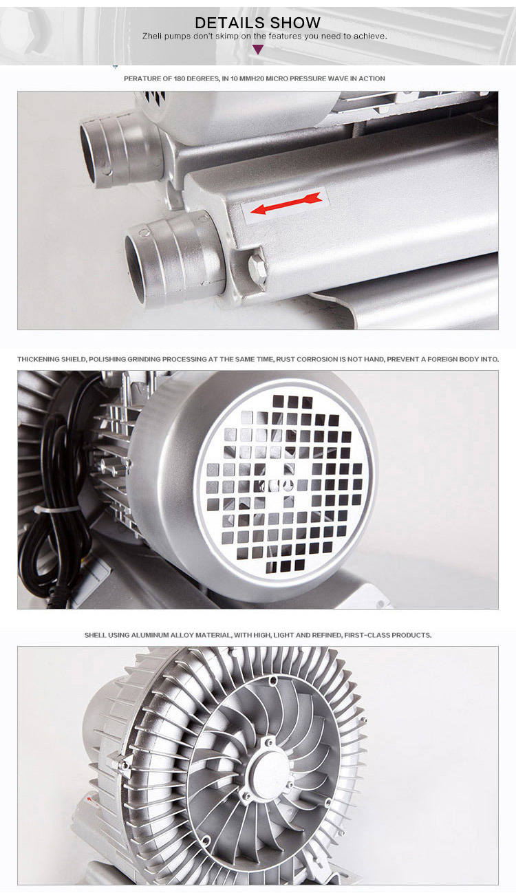 2018 New Type High Pressure Vacuum Vortex Gas Pump for Blowering