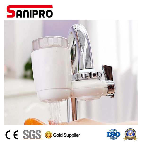 Sanipro Portable Activated Carbon Water Filter Faucet Tap for Health Drinking Water