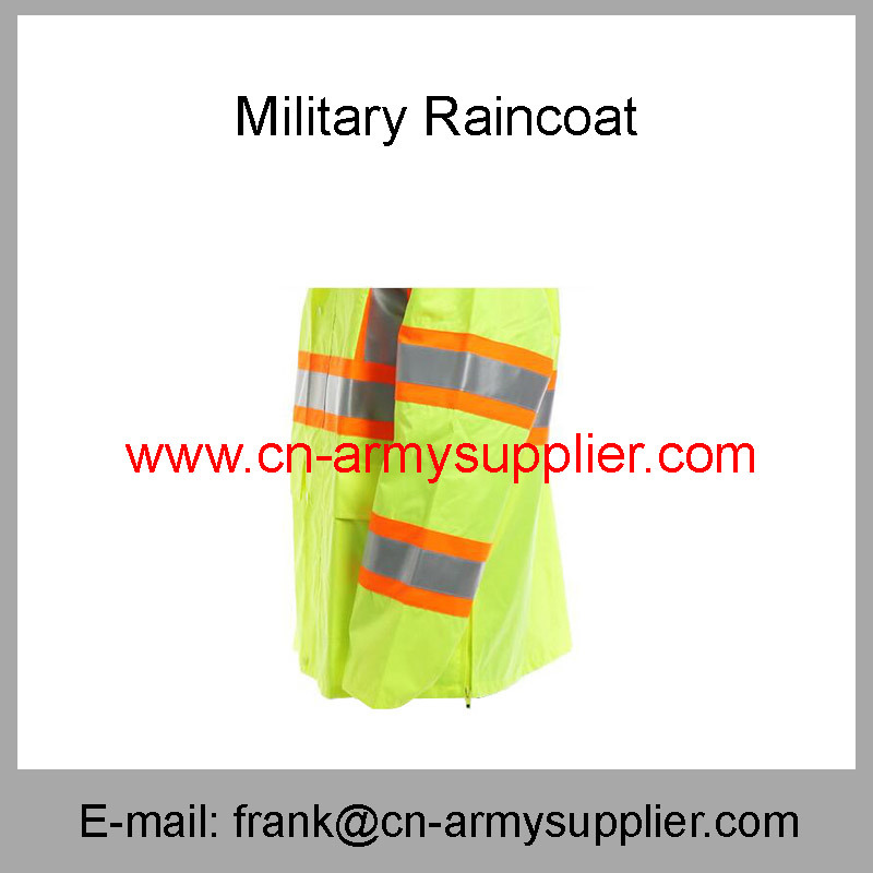 Reflective Raincoat-Security Raincoat-Traffic Raincoat-Military Raincoat-Duty Raincoat-Army Raincoat