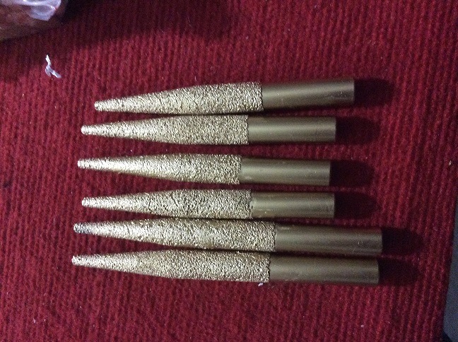 Silver Welding Taper Diamond Tool for CNC Router