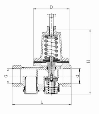 High Quality Brass Pressure Differential Control ValveÂ 