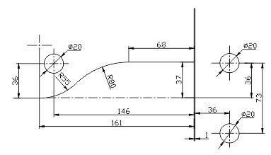 Quality Glass Door Patch Fittings (G-F-704)