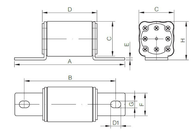 RS0/RS3 Series Bolt Type Fast-Blow Fuse