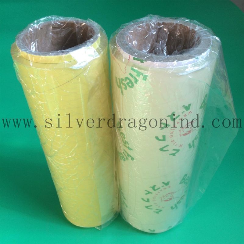 12mic PVC Fruit Stretch Film with Custom Band