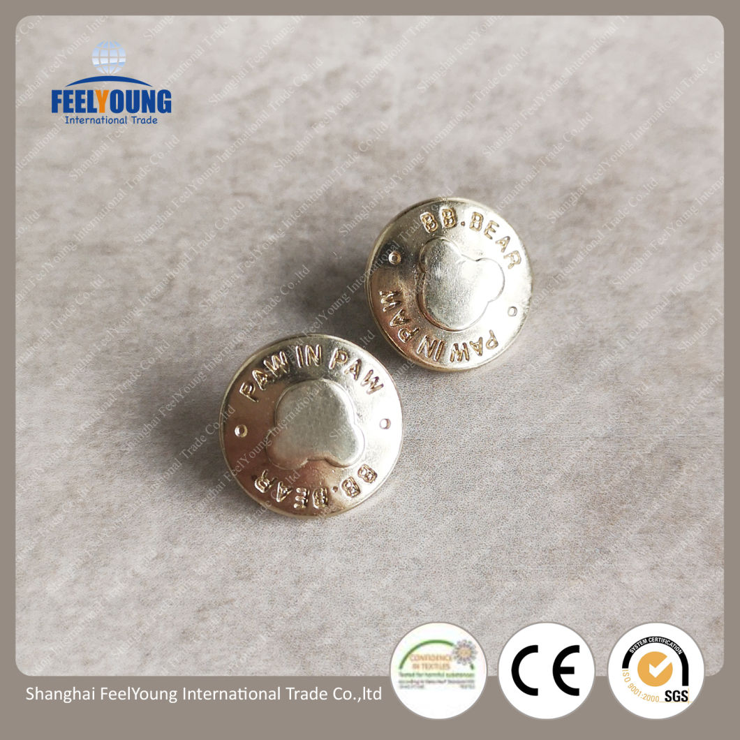 Spring Snap Button Cute Design with Shiny Nickle Free, Garment Clothing Press Studs Fasten