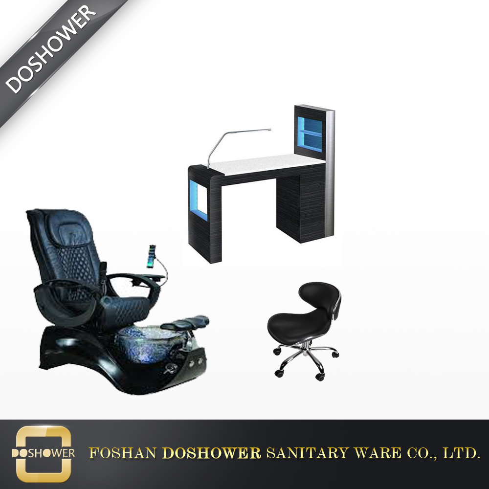 Luxury Pipeless Pedicure Chair and Manicure Table Set