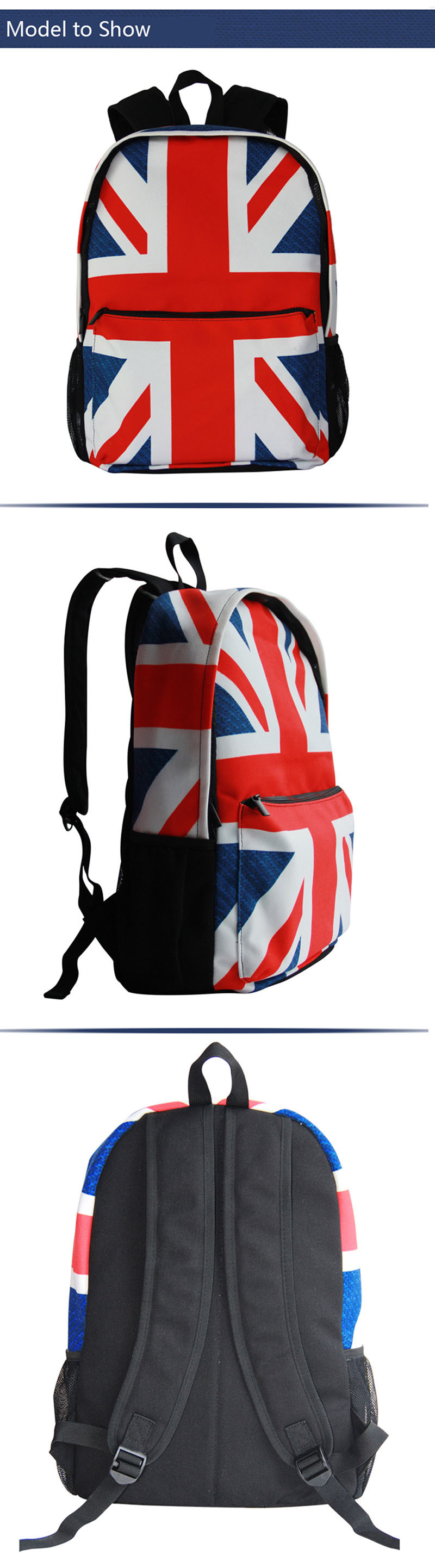 New Fashion School Canvas Backpack Laptop Shoulder Bag for Women