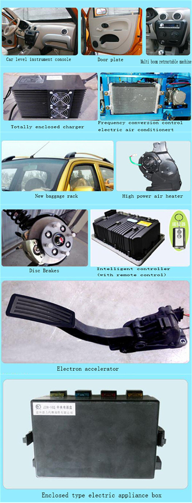 5 Door 4 Seat Different Configured Optional Electric Car/Scooter/E-Car/Vehicle with Lead-Acid Batteries for Sale