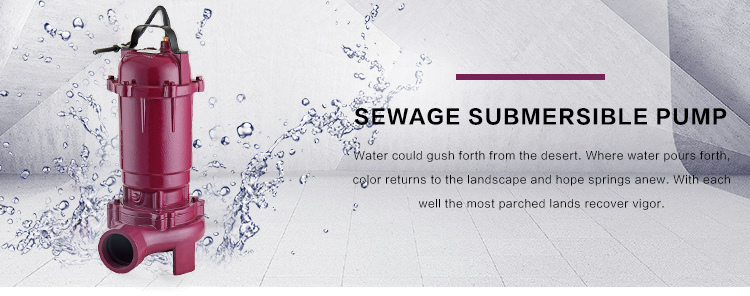 Submersible Sewage Cut Pump Dirty Sewage Pump Price List