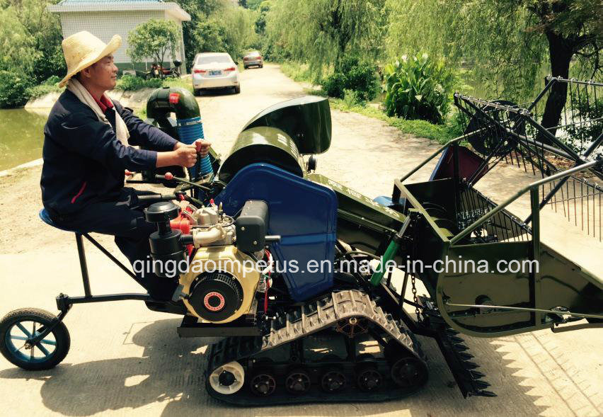 China Best Factory Supply Mini Rice&Wheat Combine Harvester