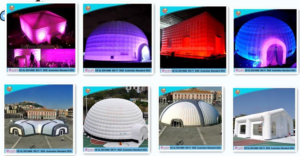 25m Giant Hemisphere Dome Inflatable Planetarium Projection Tent