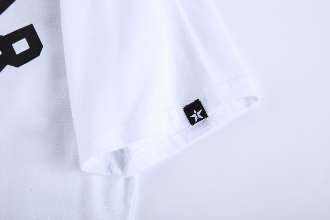 Soft Jersey Short Sleeves 100% Cotton Knitting T-Shirt