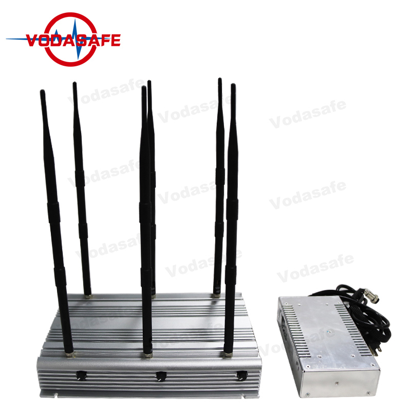 High Power Stationary 6bands Jammer/Blocker, High Power Wireless Cell Phone WiFi GSM CDMA Bomb Signal Blocker / Jammer