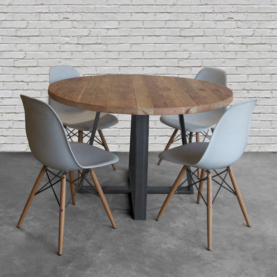 (SD3010) Modern Round Wood Dining Table for Restaurant Furniture Set