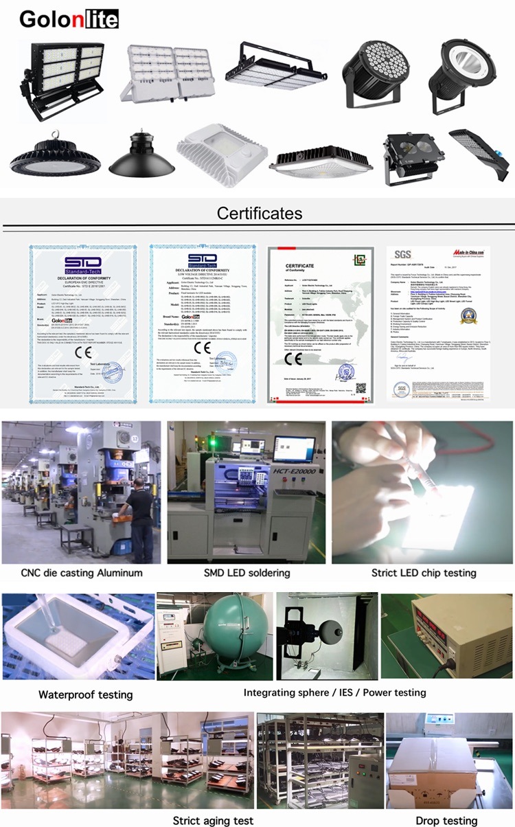 Warehouse Factory Stadium Gym Sport Tennis Court Showroom Exhibition Market 50W 80W 100W 150W 200W Industrial LED High Bay Light Fixture