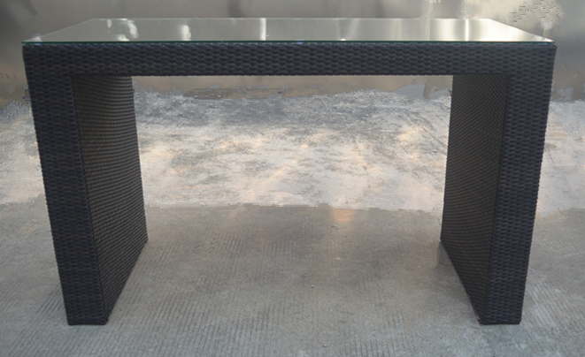 2018 New Design Rattan Weaving Bar Table Set Outdoor Furniture