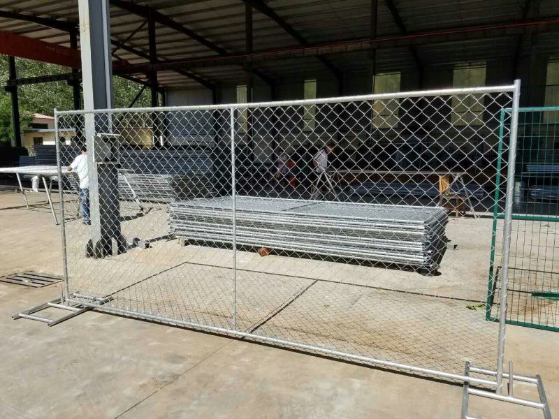6FT Height Chain Link Temporary Fencing, Chain Link Mesh Fence Panel