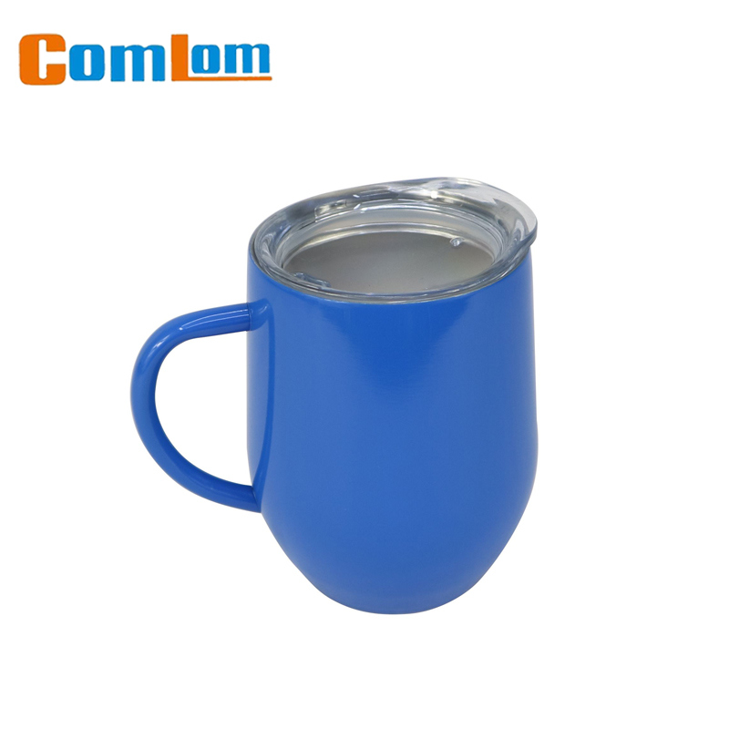 CL1C-M115 Comlom Wholesale 12oz Stainless Steel Double Wall Beer/ Coffee Mug Wine Glasses