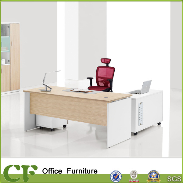 Simple Style Wooden Executive Office Desk Boss Computer Table