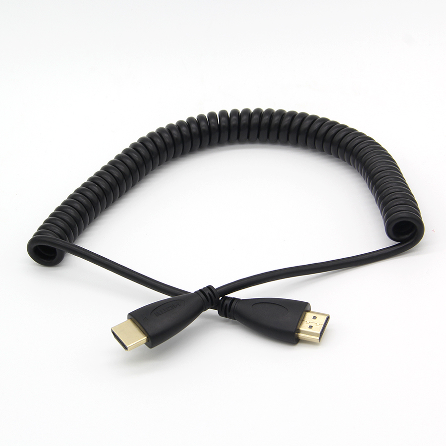 High Speed HDMI to HDMI Spring 4K HDMI Cable 1.4V