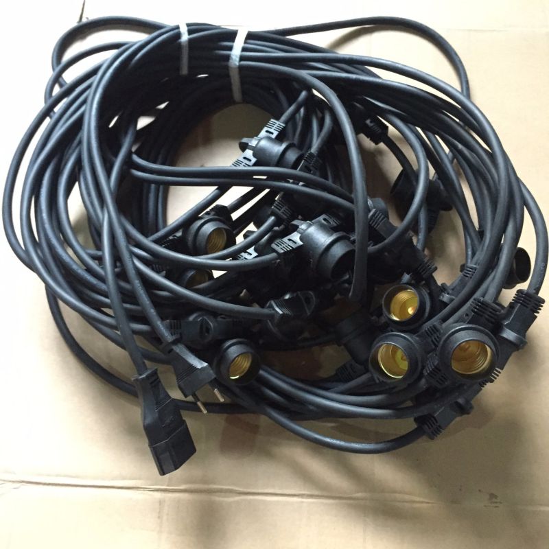 E27 Waterproof Lamp String Power Cord