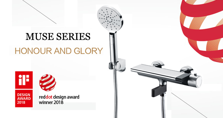 Reddot Award Winner Thermostatic Bath Shower Faucet with High Quality
