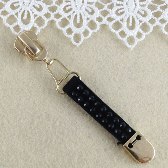 High Quality Zip Head Zipper Pulls for Leather Bags Suede