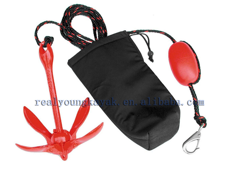 1.5kgs Red Folding Boat Anchor Kit for Kayaks Accessories