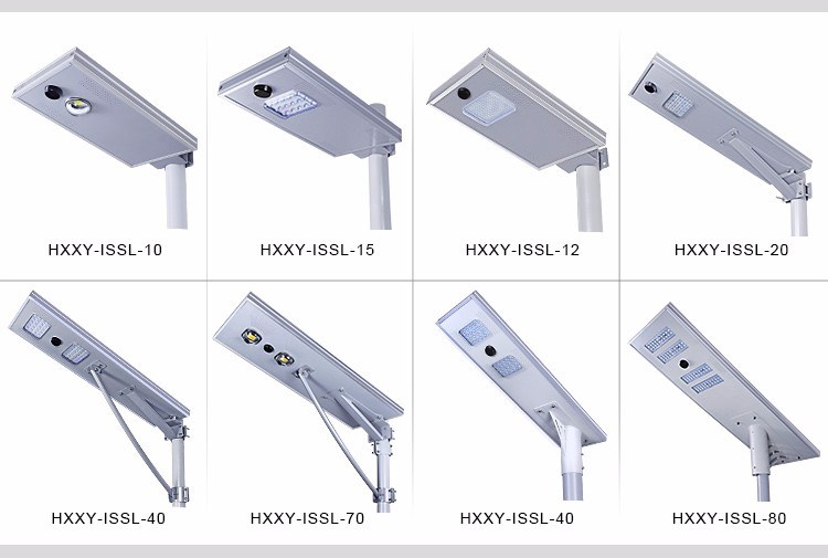 5W to 150W Outdoor Luminaria Integrated All in One LED Solar Street Garden Light with CCTV Camera