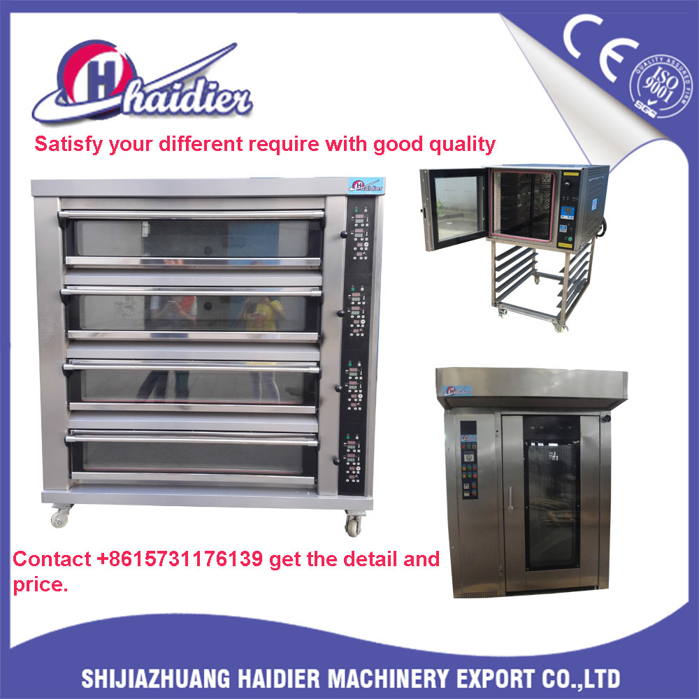Bakery Equipment Food Machine Electric Halogen Rotary Convection Baking Oven
