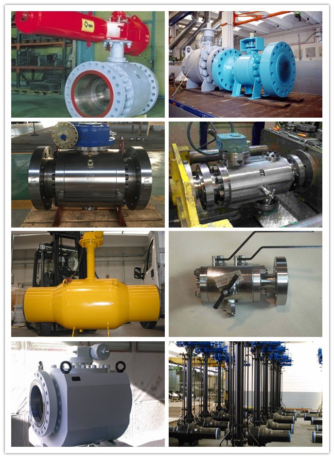 Full Welded Trunnion Mounted Ball Valve for Oil and Gas