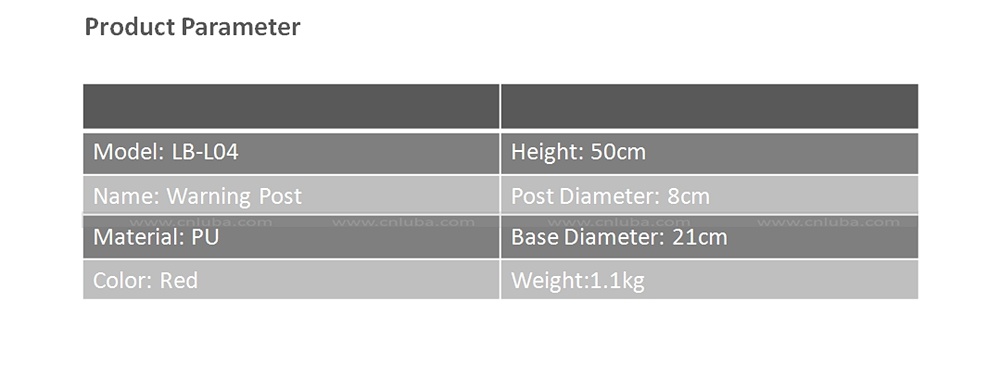 High Performance Roadside Control Warning Posts