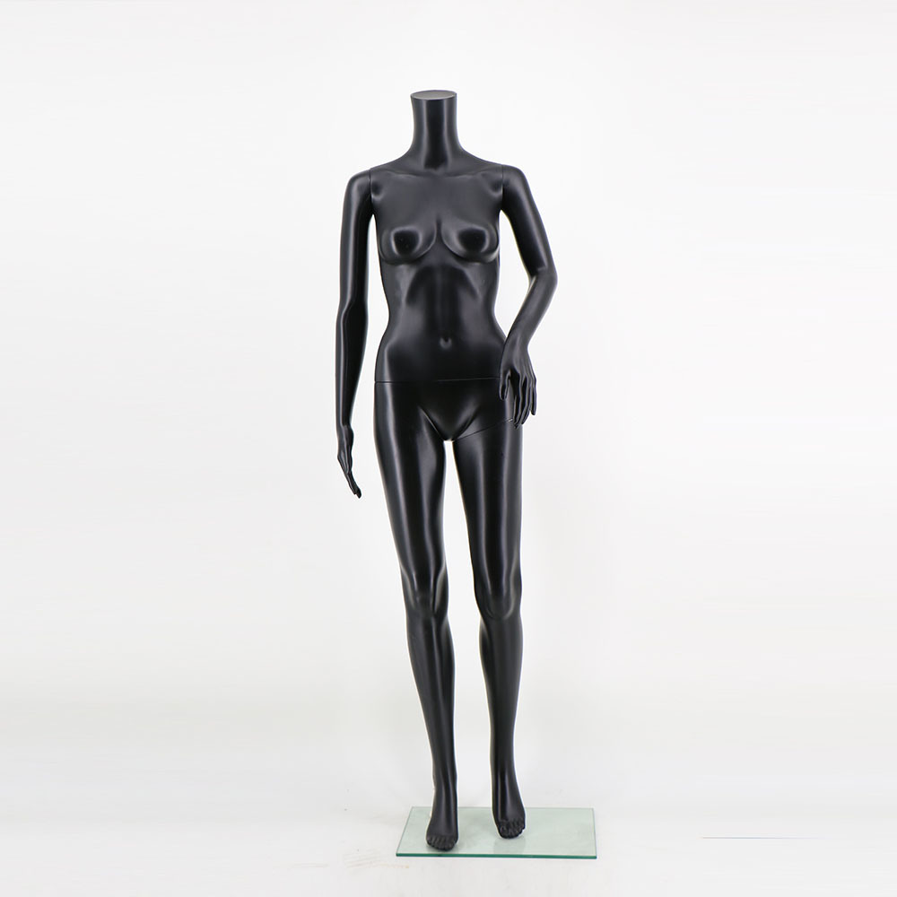 White Black Female Headless Display PP Mannequin Model