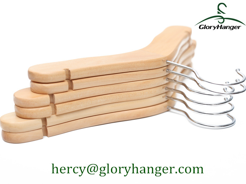 High Quality Natural Wood Baby Clothes Hanger