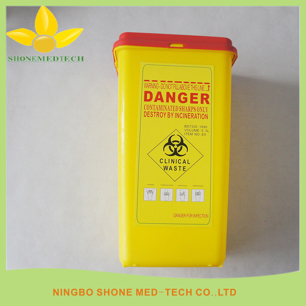 3L 5L 8L 10L Sharp Container with Handle