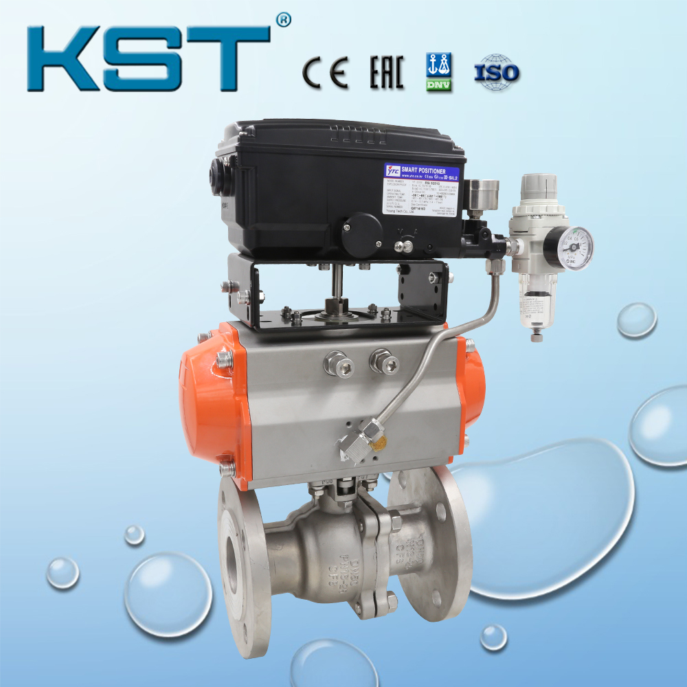 High Performance Pneumatic Flange Ball Valve with Competitive Price