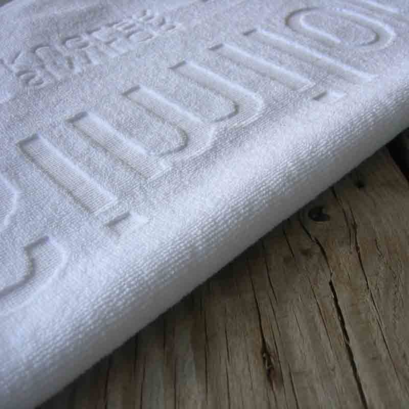 Bath Towel with Jacquard and Embroidery Design Free Samples
