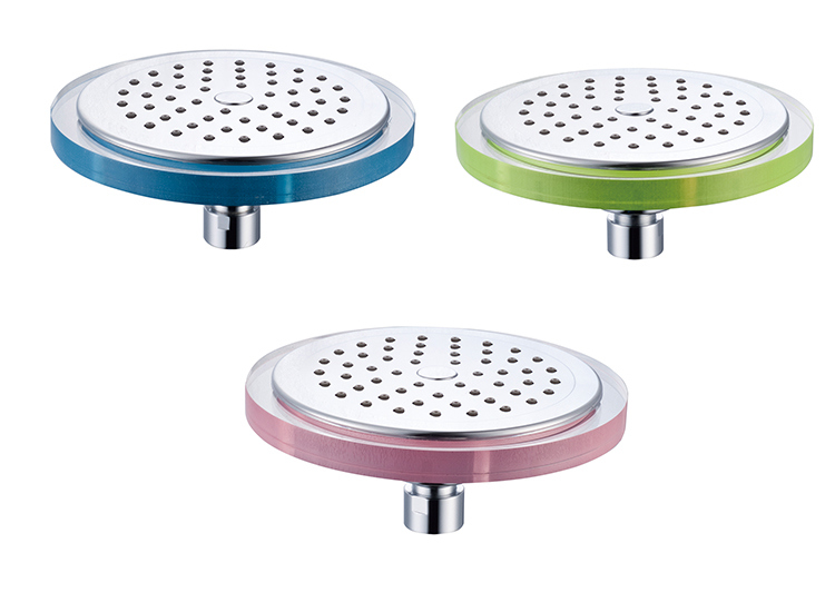 Luansen Blue Color Round Showerhead