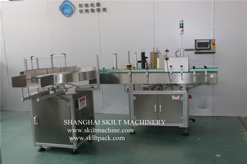 Automatic Skin Care Bottle Single Side Labeling Machine