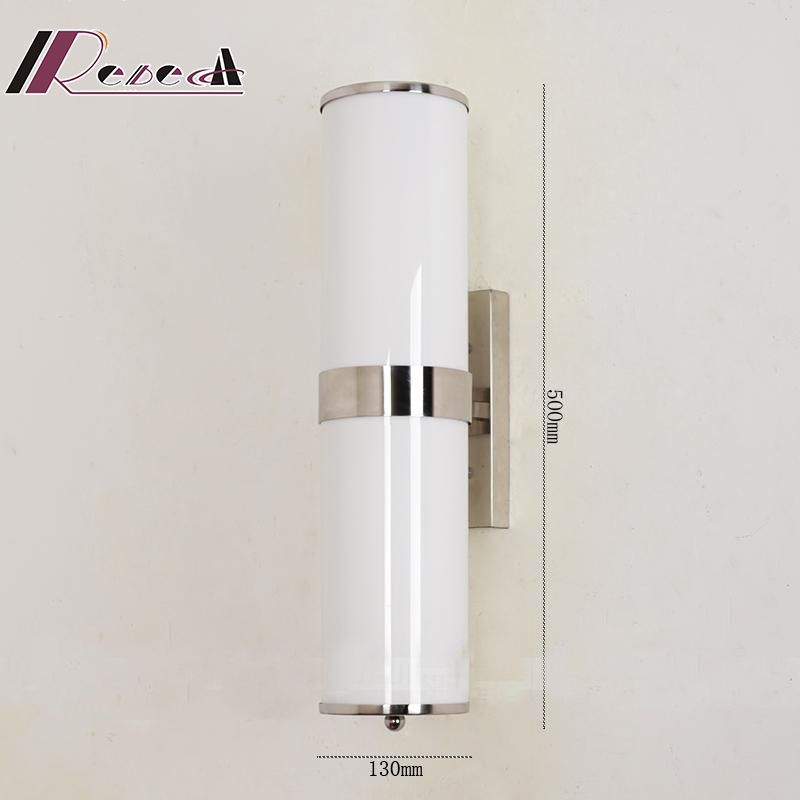 Residential Glass Wall Lamp LED Lighting with Iron