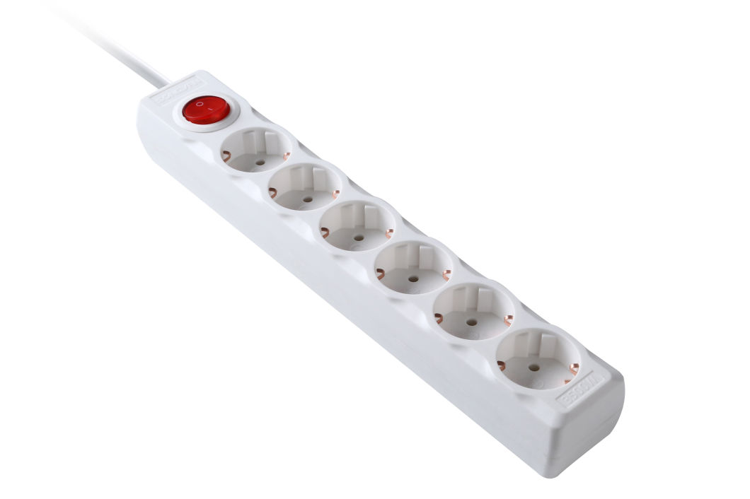 Manufacture Surge Protector Multiple Extension Power Strip Electrical Socket (RE6W)