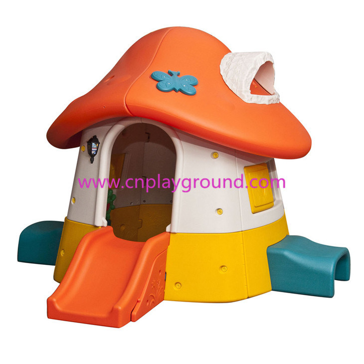 Lovely Tree House Plastic Slide for Kids Play (M11-09502)