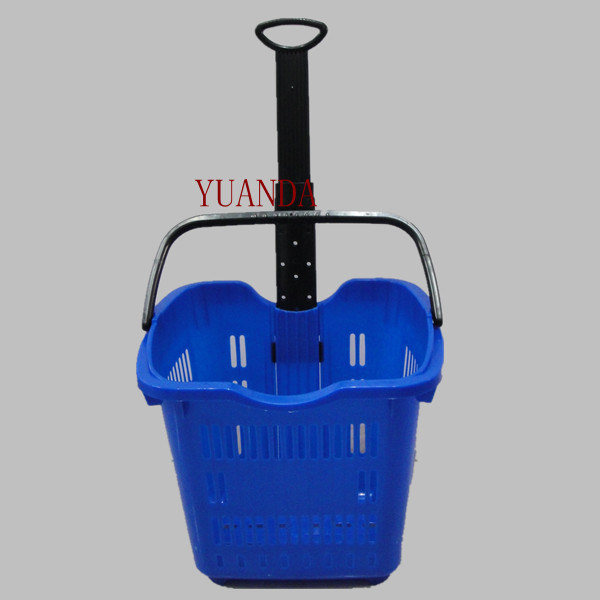 Supermarket Plastic Shopping Baskets Cart (YD-XP8)