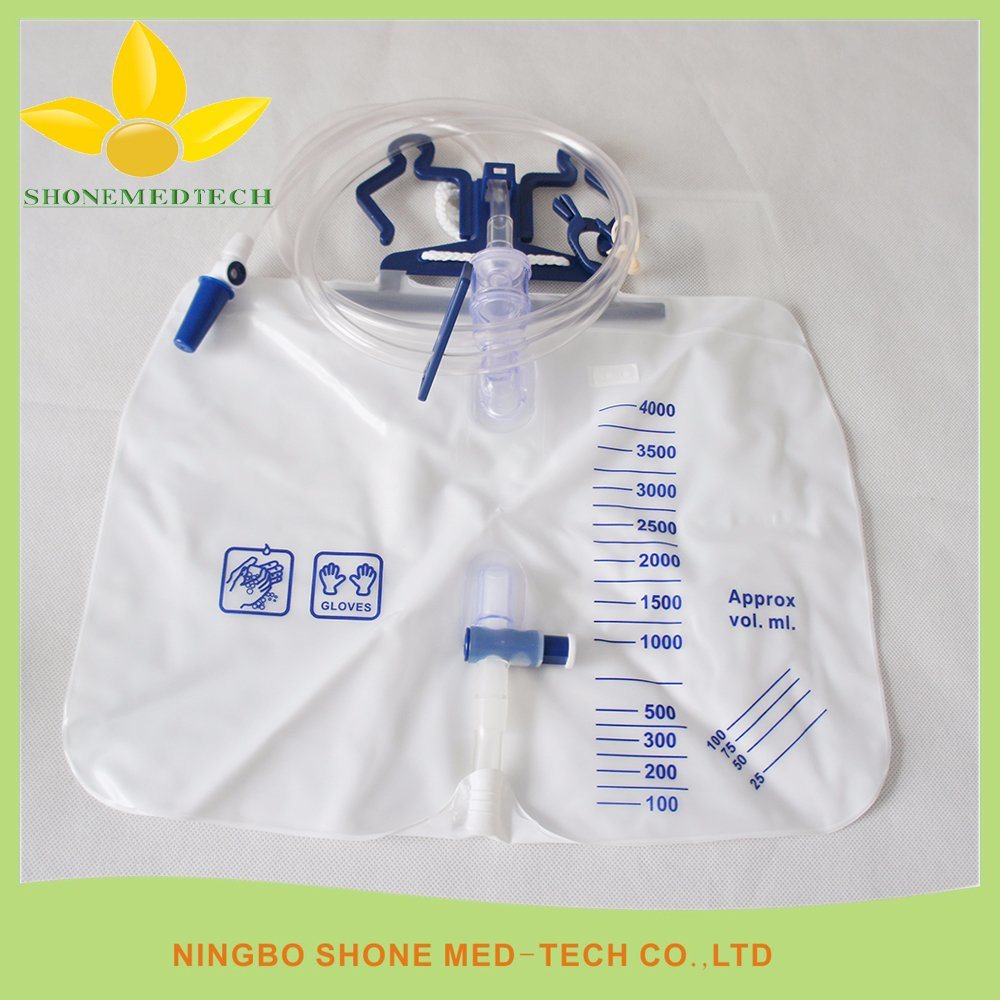 Disposable Urine Bag with T-Tap Outlet Valve