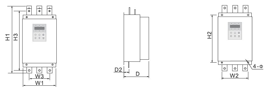 Chziri 380V 115kw Motor Soft Starter