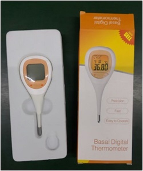 Two Decimal Points Basal Electronic Digital Thermometer for Women