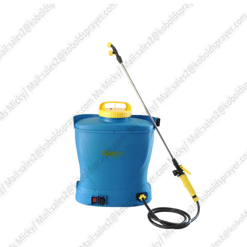 16L Knapsack Electric Pump Battery Sprayer Ce Certificated