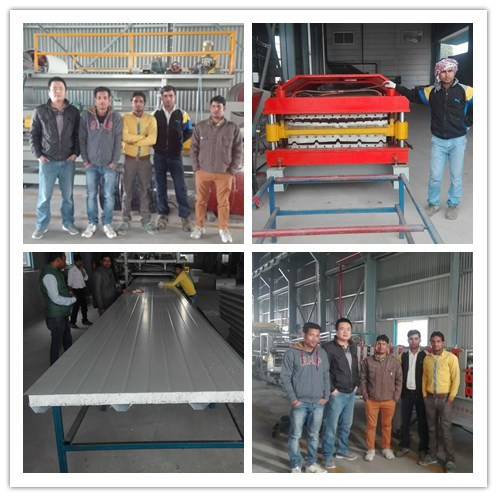 EPS and Rockwool Roof and Wall Sandwich Panel Production Line